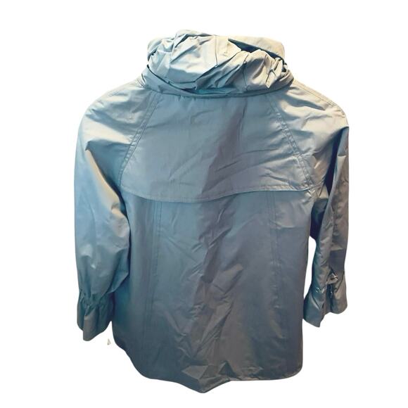 Hemisphere New With Tags Sage ight weight jacket /Raincoat size Medium Retro - Picture 3 of 13
